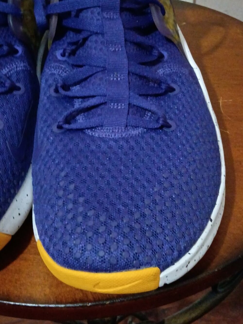 Nike LSU Tigers Free TR8 Cross Trainers Sneakers, mens Size 13 AR0413-500 - Picture 8 of 14